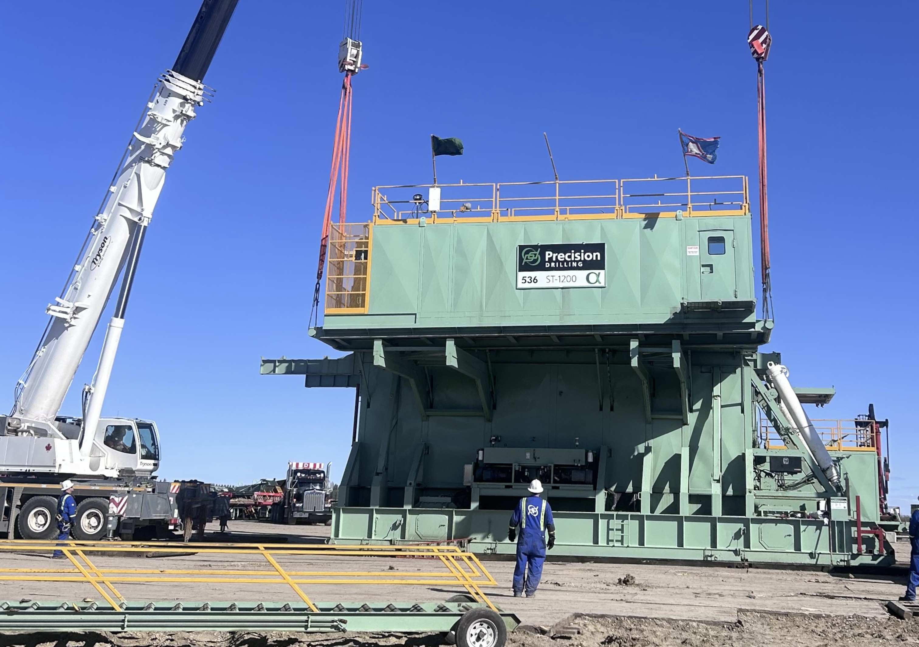 High-capacity crane project in Alberta